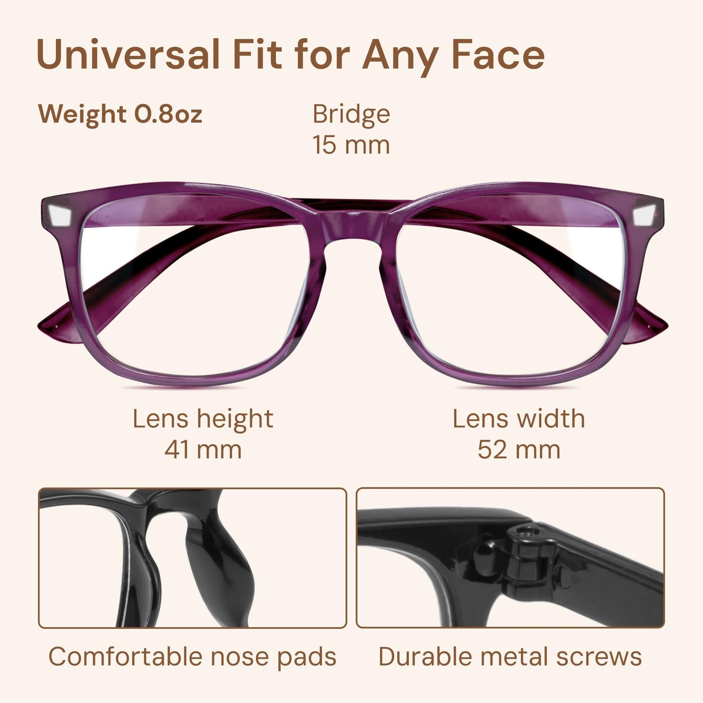 Gaoye Blue Light Glasses for Women - 3 Pack