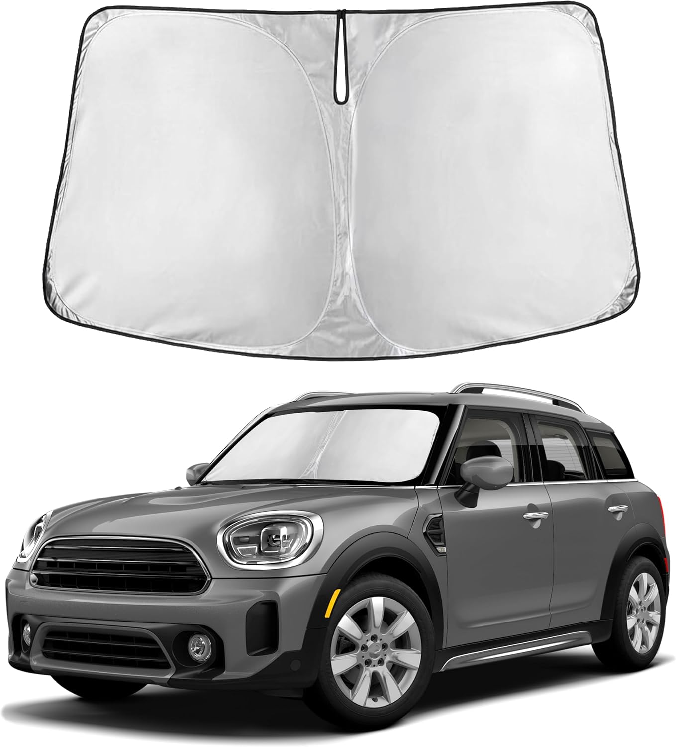 Autovir Windshield Sun Shade, 2017-2026 Tesla Model 3 & Y, 280T Visor Shade