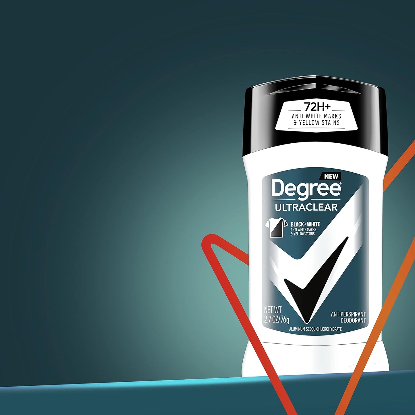 Degree Men UltraClear Antiperspirant Black+White Sweat & 2 Count 2.7 oz