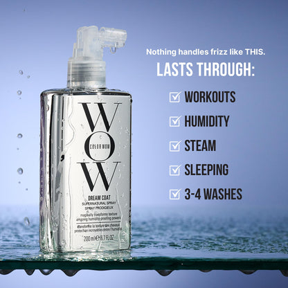 COLOR WOW Dream Coat – Anti-Humidity Frizz Control Spray for Glass Hair