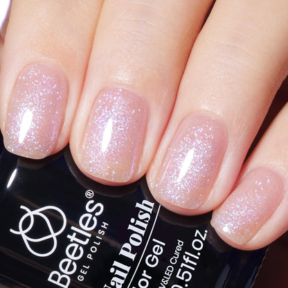 Beetles Purple Gel Nail Polish, 1 Pcs 15ml Purple Gel Polish