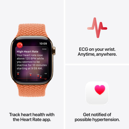 Apple Watch Series 11 [GPS 46mm] Smartwatch with Jet Black Aluminum Case with Black Sport Band - M/L. Sleep Score, Fitness Tracker, Health Monitoring, Always-On Display, Water Resistant