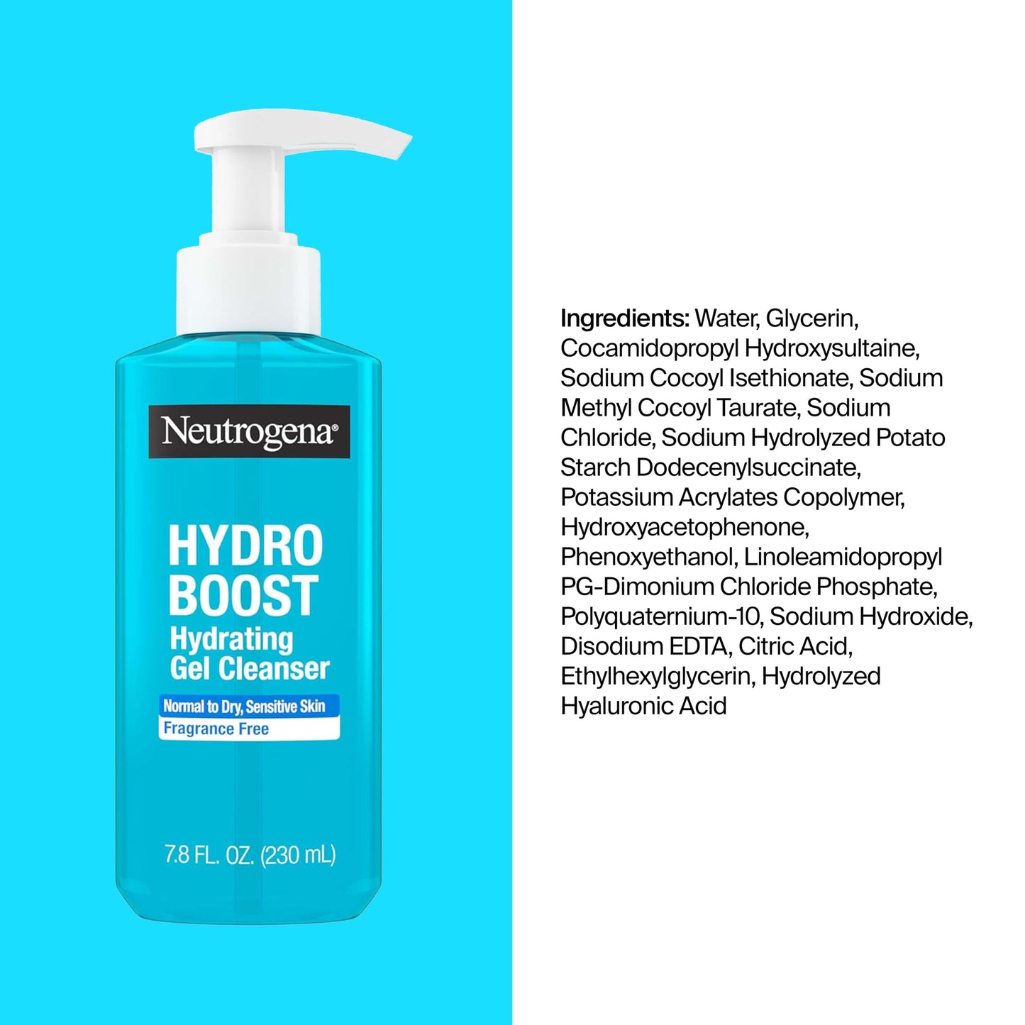 Neutrogena Hydro Boost Cleansing Wipes Makeup Remover, 25 Ct