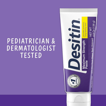 Desitin Maximum Strength Diaper Rash Paste, 40% Zinc Oxide, 4.8 oz