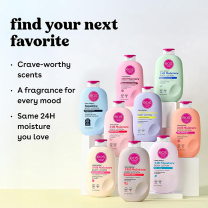 eos Shea Better 24H Moisture Body Lotion- Jasmine Peach, 16 fl oz