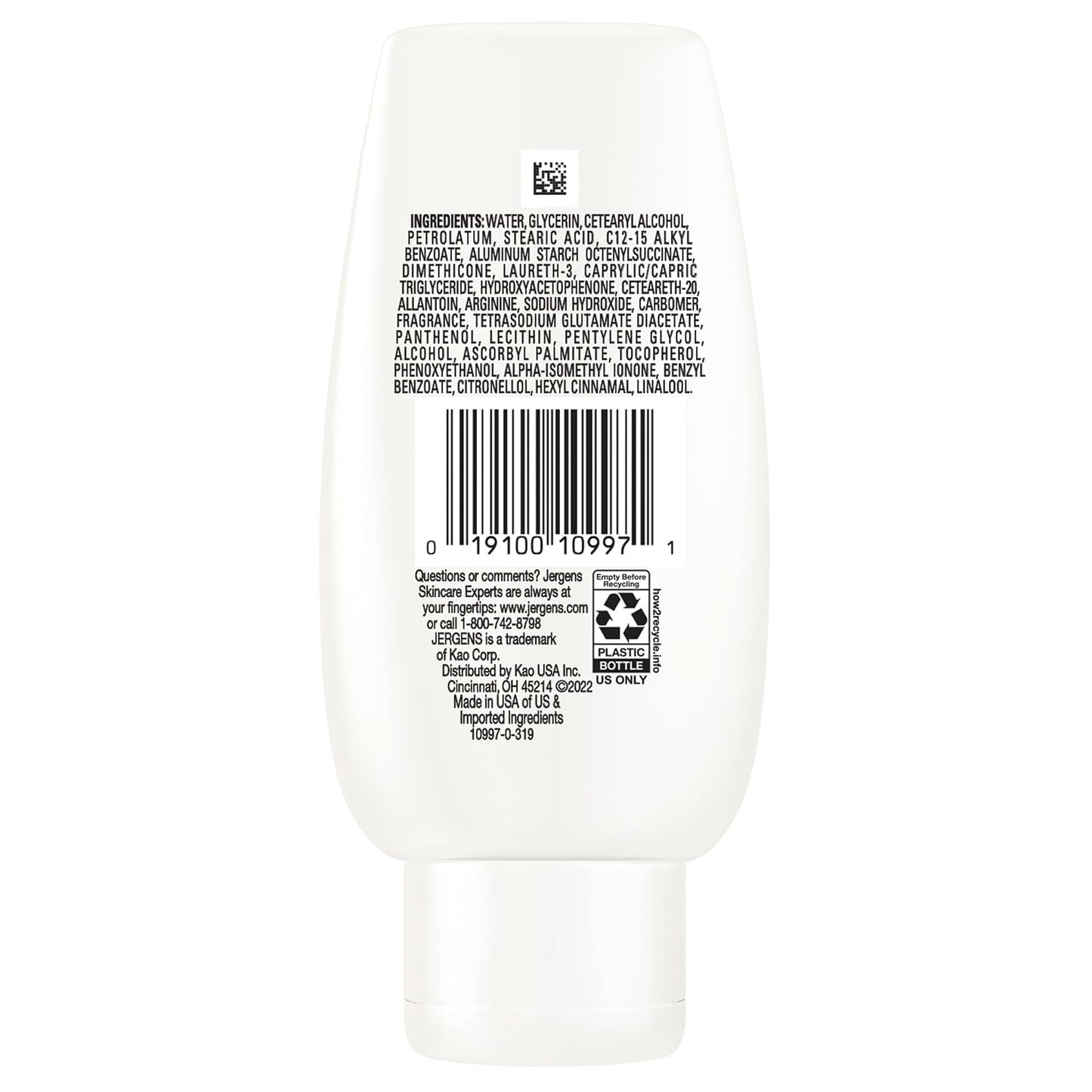 Jergens Ultra Healing Body Lotion, Moisturizer for Dry Skin, 32 fl oz