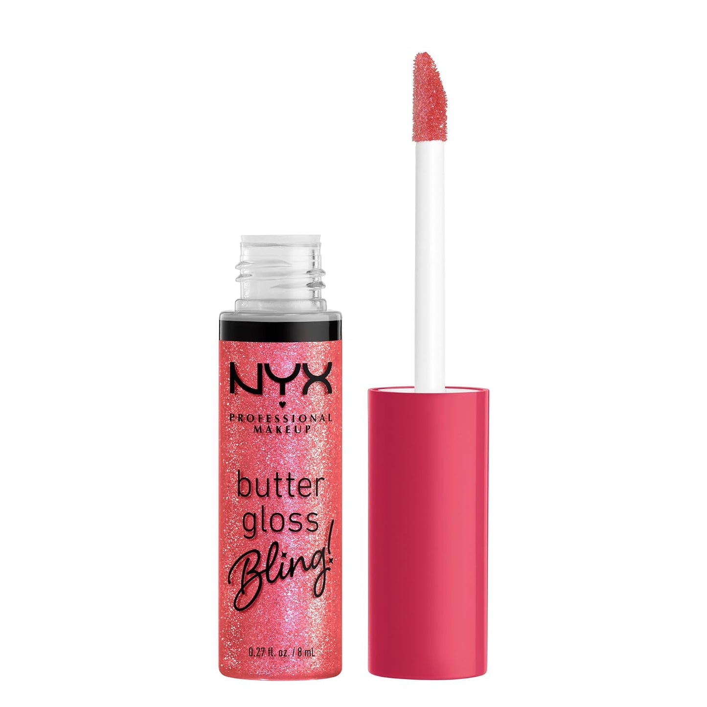 NYX PROFESSIONAL MAKEUP Butter Gloss, Non-Sticky Lip Gloss - Praline (Deep Nude)