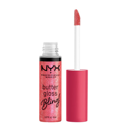 NYX PROFESSIONAL MAKEUP Butter Gloss, Non-Sticky Lip Gloss - Praline (Deep Nude)