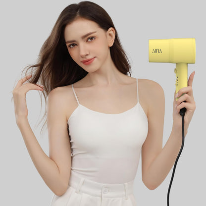 AINA Diffuser Hair Dryer Full-Featured Blow Dryer 110V/1600W(Ash Grey)