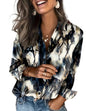 Zeagoo Satin Blouses for Women Silk Button Down Shirts Long Sleeve Tops