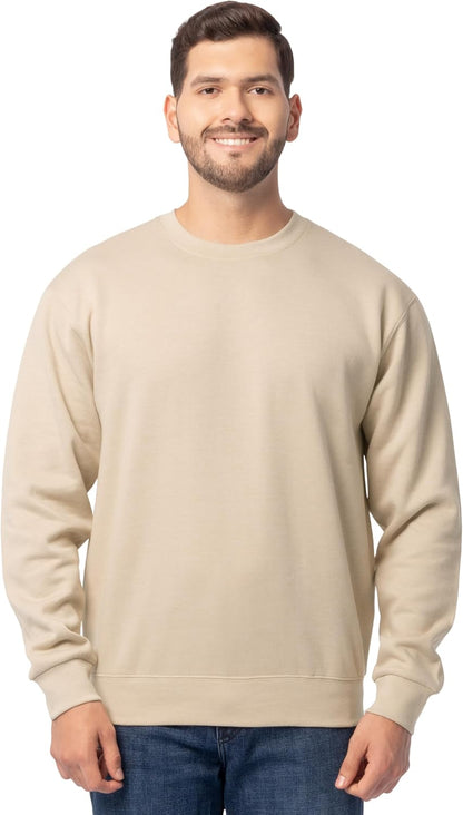 Fruit of the Loom Men's Eversoft Fleece Crewneck Sweatshirts, Moisture Wicking & Breathable, Sizes S-4x