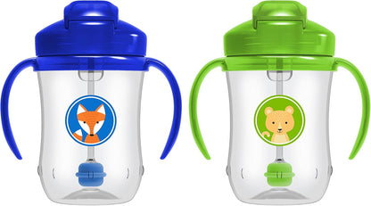 Dr. Brown's Milestones Baby's First Straw Cup, Blue, 1-Pack