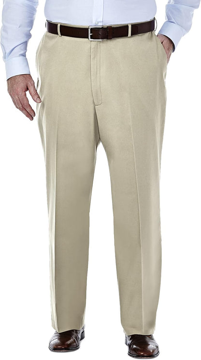 Haggar Men's Classic Fit Premium No Iron Khaki Pant