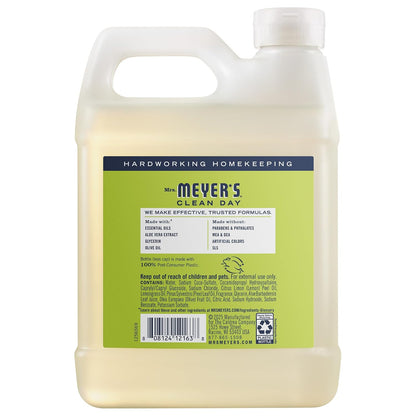 Mrs. Meyer's Clean Day, Hand Soap Refill, Lemon Verbena Scent, 33 Fl Oz