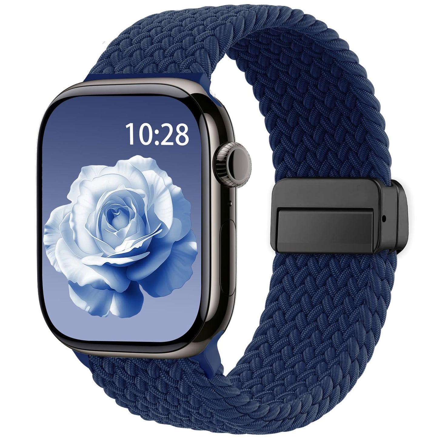 Braided Stretchy Magnetic Band Compatible with Apple Watch Bands Women Men