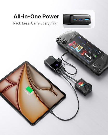 INIU Portable Charger, Ultra Mini 10000mAh 45W Fast Charging Power Bank
