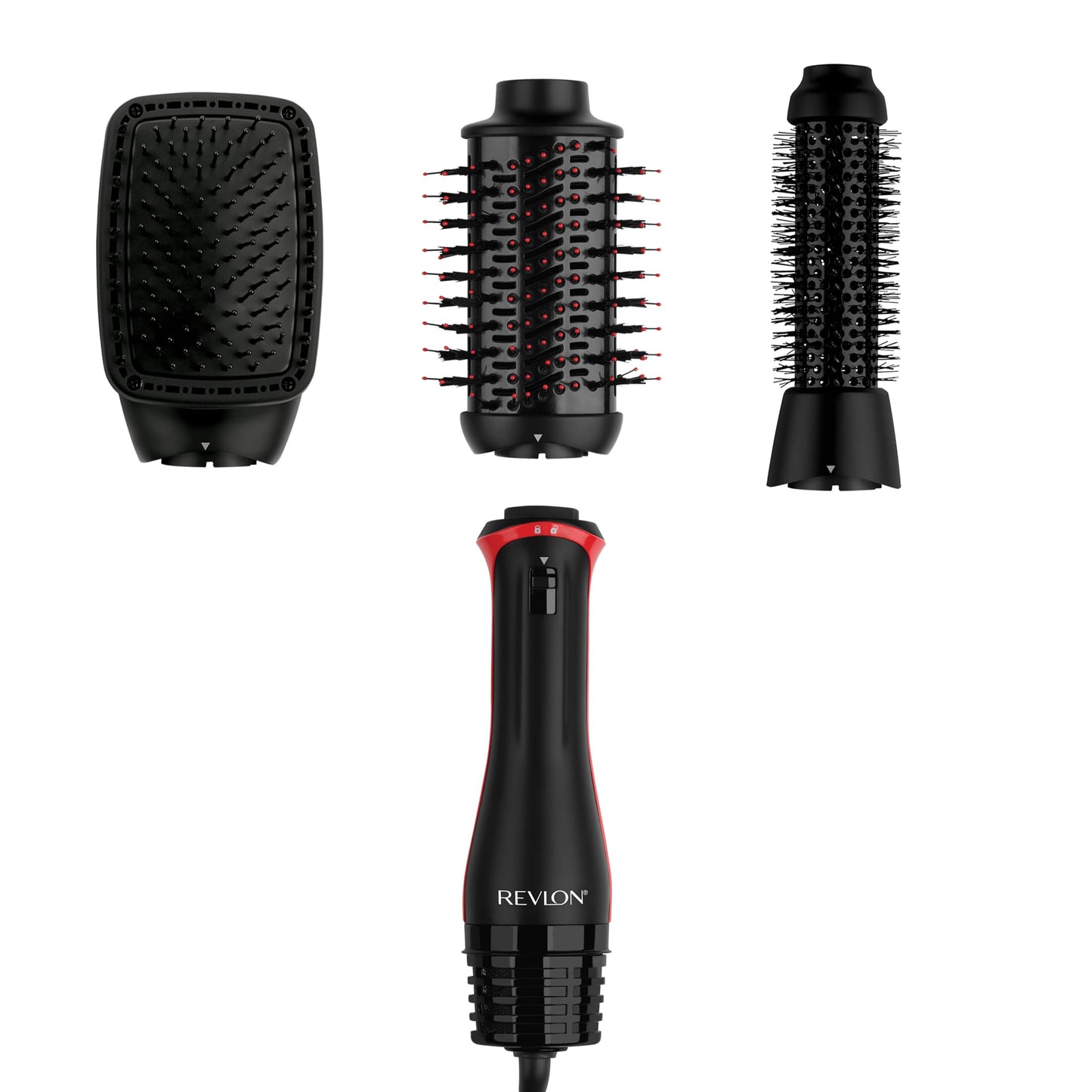 REVLON One-Step Volumizer Hair Dryer and Styler, 2.8 in Barrel, Black
