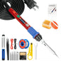 Soldering Iron, 60W 110V Adjustable Temperature Soldering Iron Pen, Portable Welding Tool, Fast Heating, for Electronic Repair, Jewelry, DIY