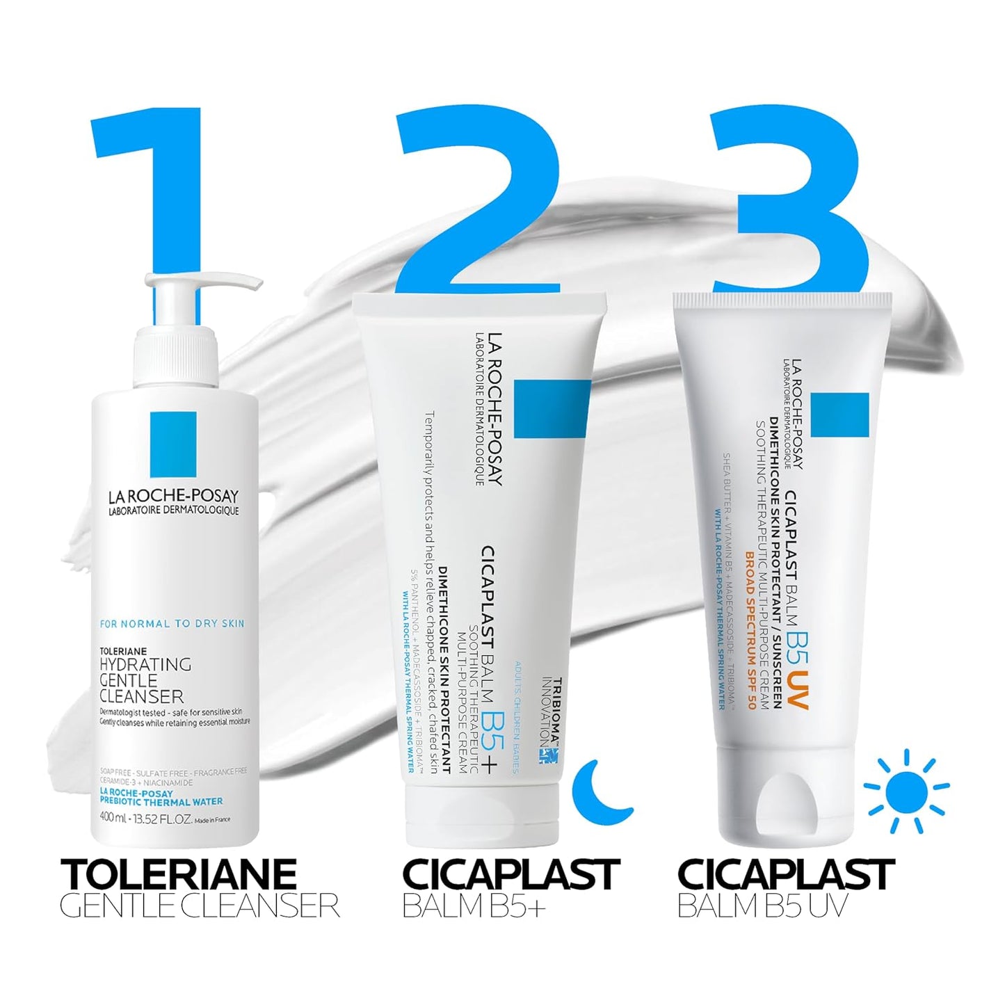La Roche-Posay Cicaplast Balm B5, Barrier Repair Cream for Dry Skin