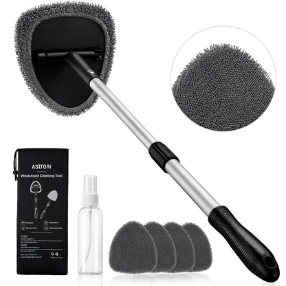 AstroAI 21" Extra-Long Windshield Cleaner Tool & Car Interior Detailing Kit