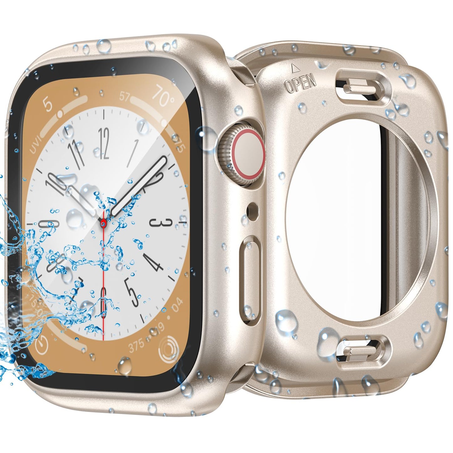 YIJDACASE 3 in 1 Waterproof Case for 40mm Apple Watch SE 3/2/1 Series 6/5/4