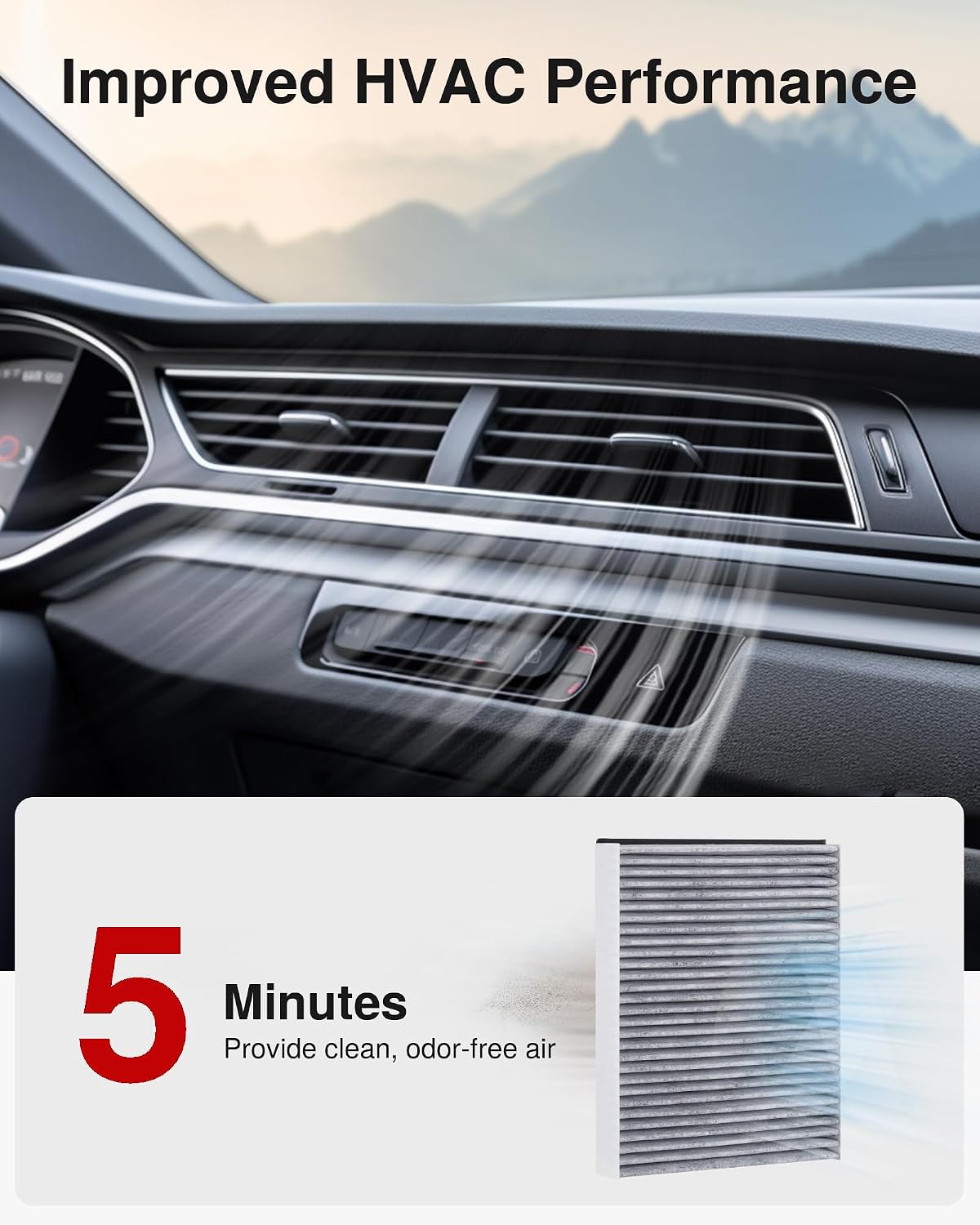 Puroma Cabin Air Filter Activated Carbon for CF11920 CP920 6043C Ford C-Max