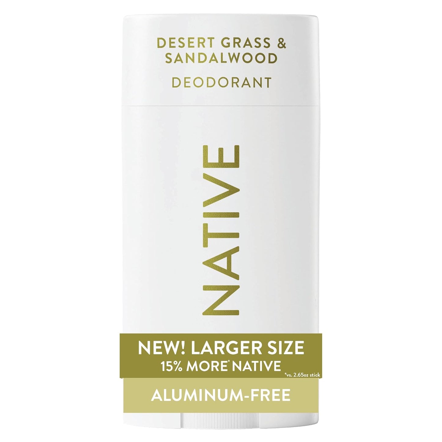 Native Aluminum Free Deodorant, Ocean & Timber, Large Size Stick, 72 Hour Odor Control, for Women & Men, Contains Naturally Derived Ingredients, 3.1 oz