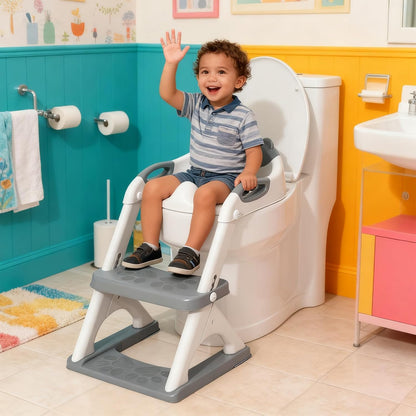 Potty Training Toilet for Toddlers, 2-in-1 Potty Training seat, Anti-Slip