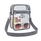 USPECLARE Clear Purse for Stadium Events Transparent Messenger Bag