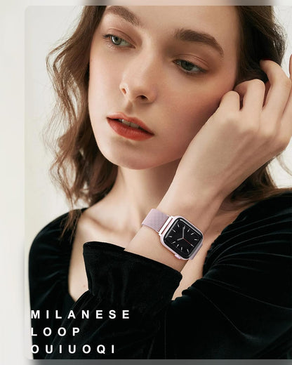 Original Milanese Loop Compatible with Apple Watch Bands for Women & Men