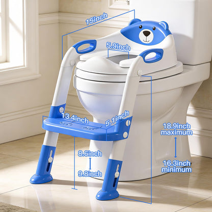 Potty Training Toilet for Toddlers, 2-in-1 Potty Training seat, Anti-Slip