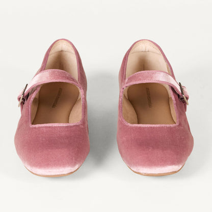 Amazon Essentials Women's Square-Toe Mary Jane Ballet Flat with Adjustable Metal Buckle Strap, Non-Slip Low Heel, Cushioned