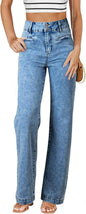 Sidefeel Jeans for Women High Waisted Straight Leg Denim Pants
