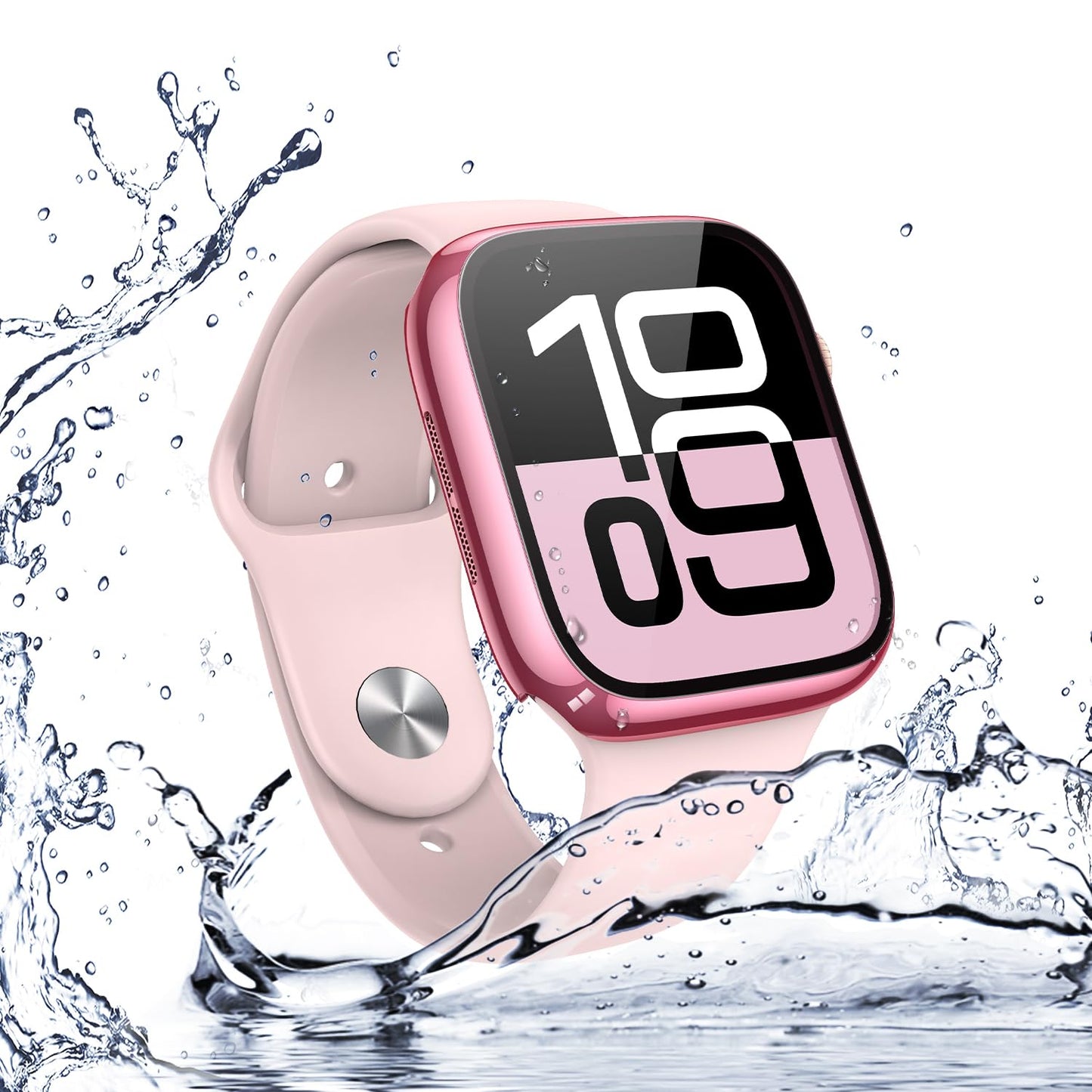 Misxi 2-Pack Waterproof Case for 46mm Apple Watch Series 11/10