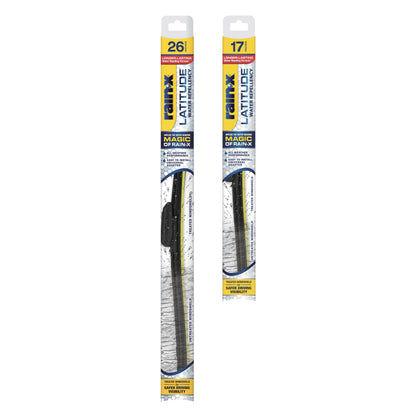 Rain-X 810348 Repellency Water Repellent Wiper Blades, 26" & 16" Windshield Wipers, All Weather Streak-Free for Enhanced Visibility w/Water Repellency Formula [Amazon Exclusive]