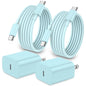 iPhone 17 16 15 Charger Fast Charging,2Pack 20W Apple iPad USB C Wall Charger Block with 6FT USB C to C Cable for iPhone 17/Pro/Pro Max/17 Air/ 16/16 Pro/16 Pro Max/15/Plus/Pro/Pro Max