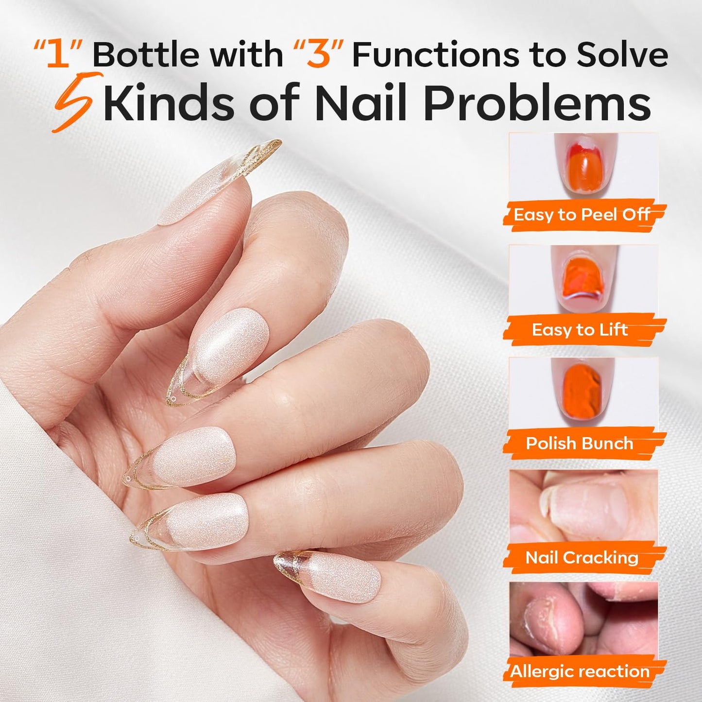 modelones Gel Top Base Coat Set 15ml 2026 Upgrade No Wipe Super Shine