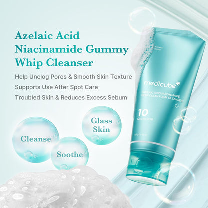 medicube Facial Cleanser Turmeric Capsule Foam Cleanser