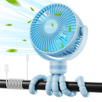 Momcozy 8000mAh Portable Stroller Fan | 27H Ultra-long Battery Life