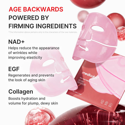 medicube Jelly Gel Mask with Salmon DNA PDRN Pink Collagen, 4EA