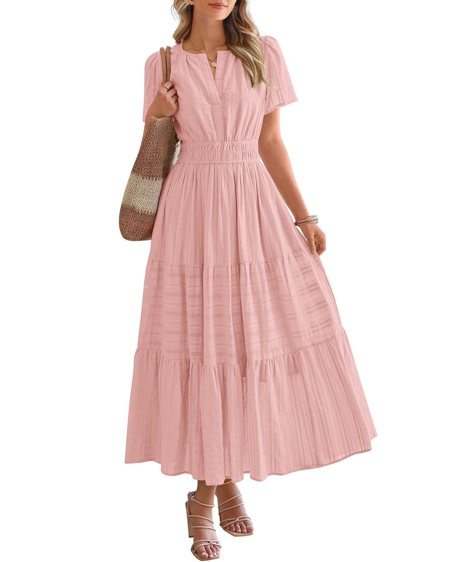 BTFBM Womens Summer 2026 Casual Maxi Dresses