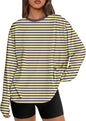Trendy Queen Womens Oversized Long Sleeve Shirts Fall Tops 2026 Basic Tees