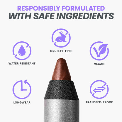 Wonderskin Eyeliner Pencil 1440 Longwear Eyeliner Waterproof & Smudge Proof