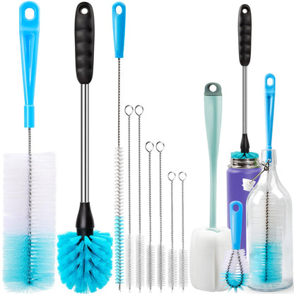 Holikme Bottle Brush Tube Cleaning Lab Set with Long Handle,White