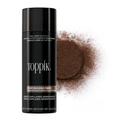 Toppik Hair Building Fibers, Fill In Fine or Thinning Hair Instantly Thicker, Fuller Looking Hair 9 Shades,4 size options