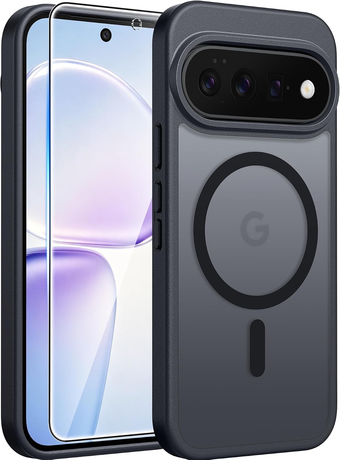 FNTCASE for Google Pixel 10 / Pixel 10 Pro Case: Soft TPU Non Slip Blue