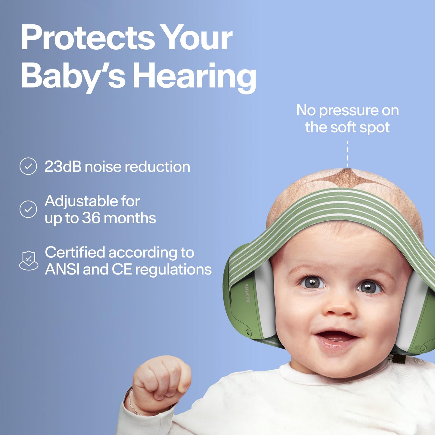 Alpine Muffy Baby Ear Muffs Noise Protection | Toddler Ear Protection