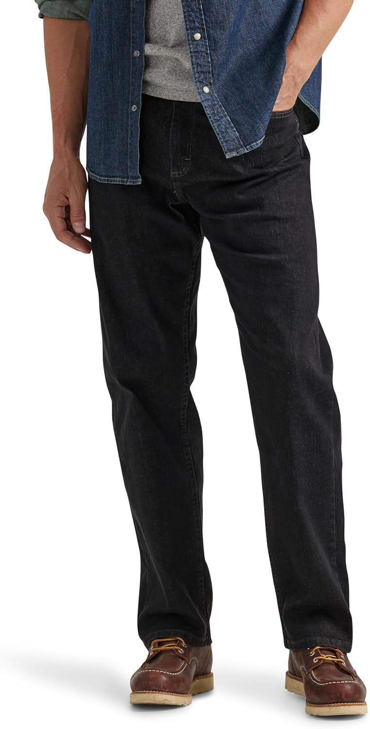 Wrangler Mens Comfort Flex Waist Relaxed Fit Jean
