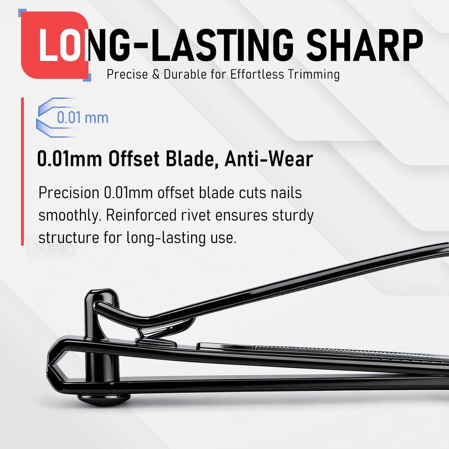 firiKer Nail Clippers with Nail File,Fingernail Clipper,Toe Nail Clippers