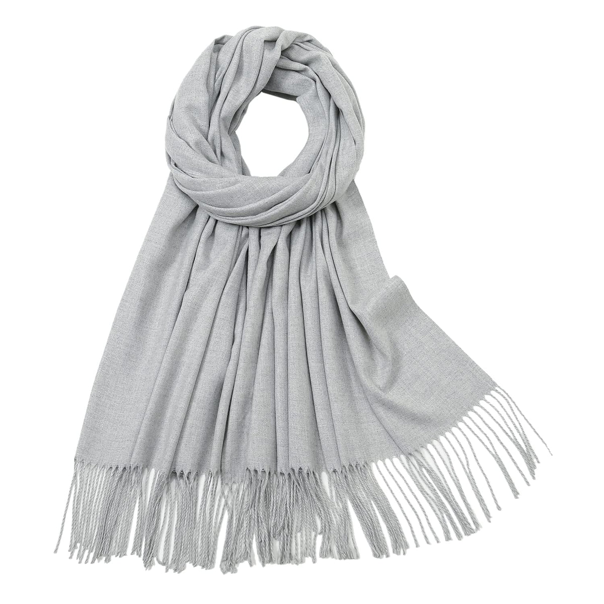 RIIQIICHY Women's Fringe Shawl Wrap Pashmina Scarf for Wedding Evening